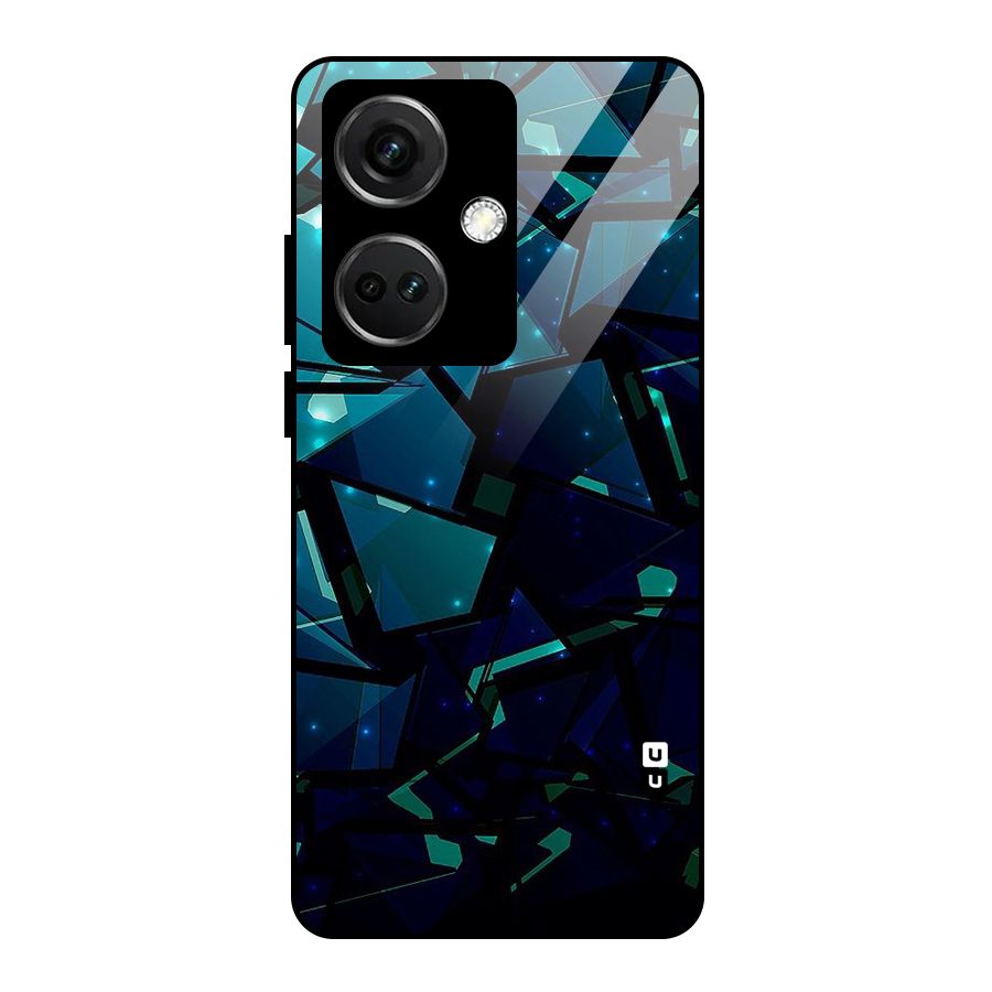 Abstract Glass Design Glass Back Case for OnePlus Nord CE 3 5G