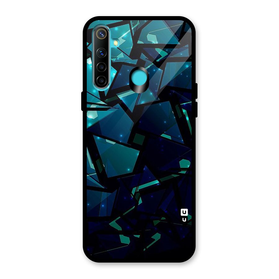 Abstract Glass Design Glass Back Case for Realme Narzo 10