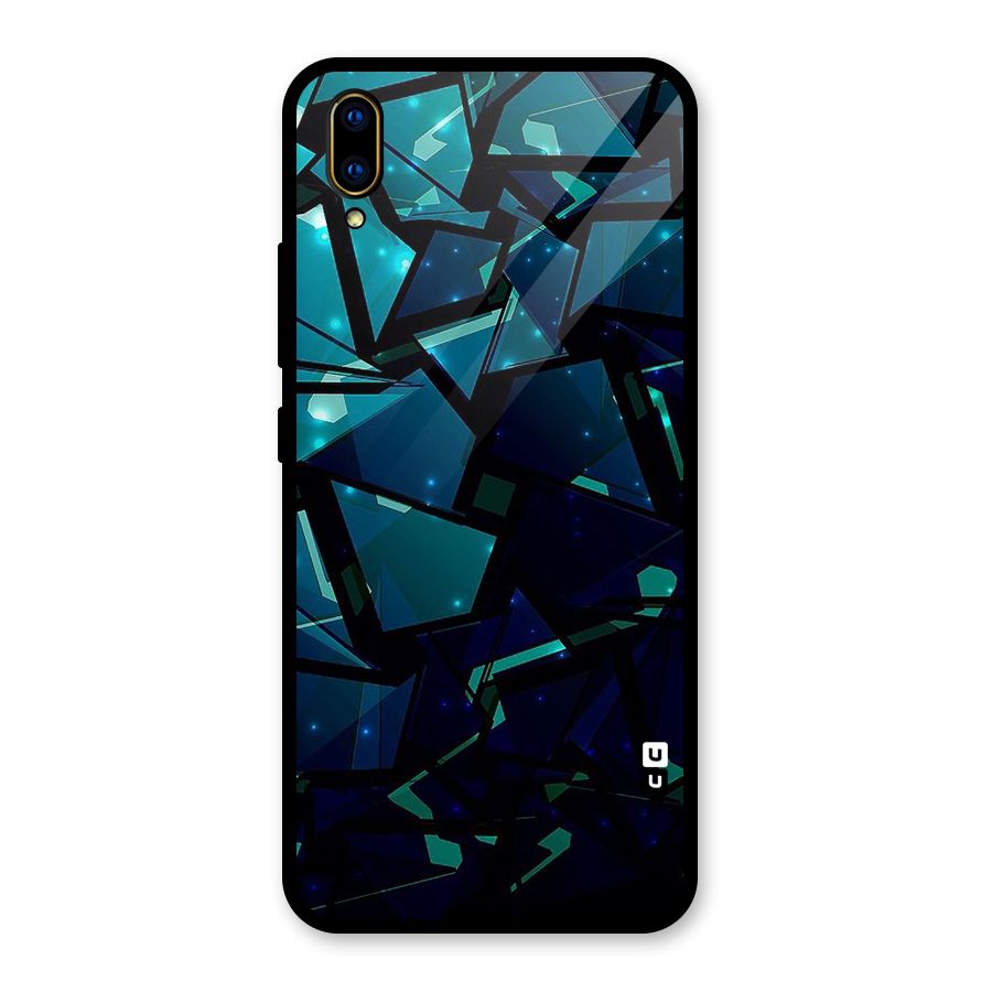 Abstract Glass Design Glass Back Case for Vivo V11 Pro