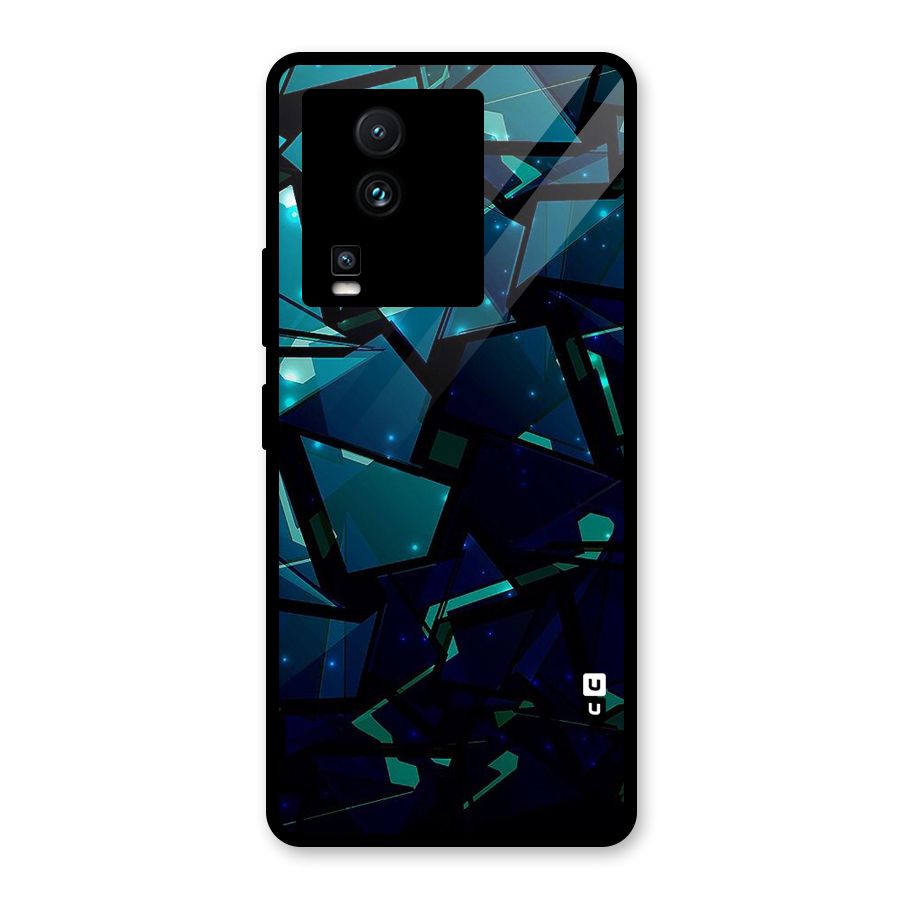Abstract Glass Design Glass Back Case for Vivo iQOO Neo 7 Pro
