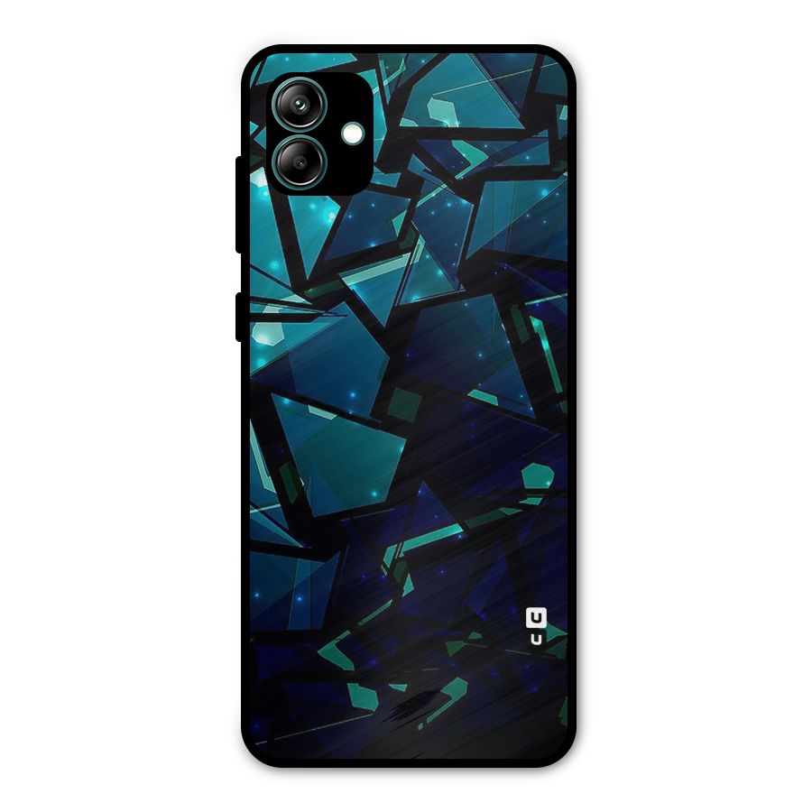 Abstract Glass Design Metal Back Case for Galaxy A04