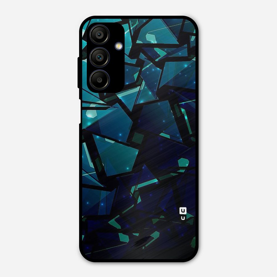 Abstract Glass Design Metal Back Case for Galaxy A15 5G