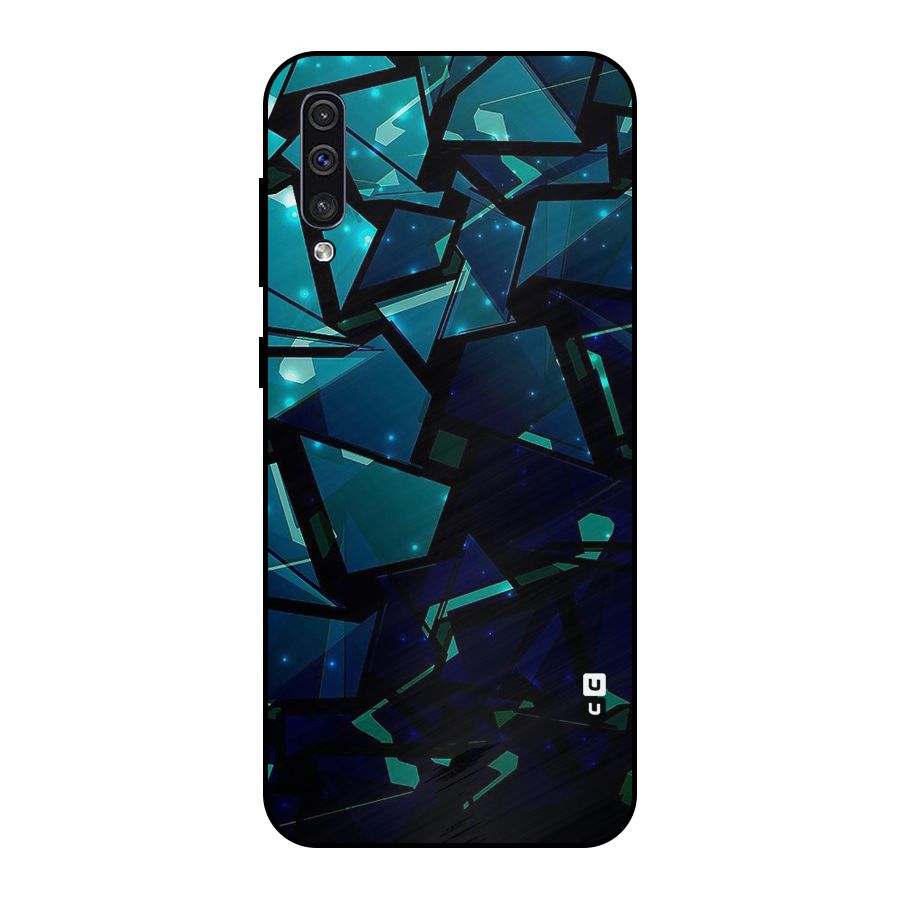 Abstract Glass Design Metal Back Case for Galaxy A30s