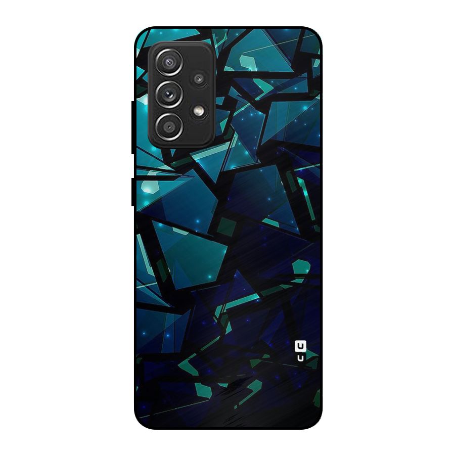 Abstract Glass Design Metal Back Case for Galaxy A52s 5G
