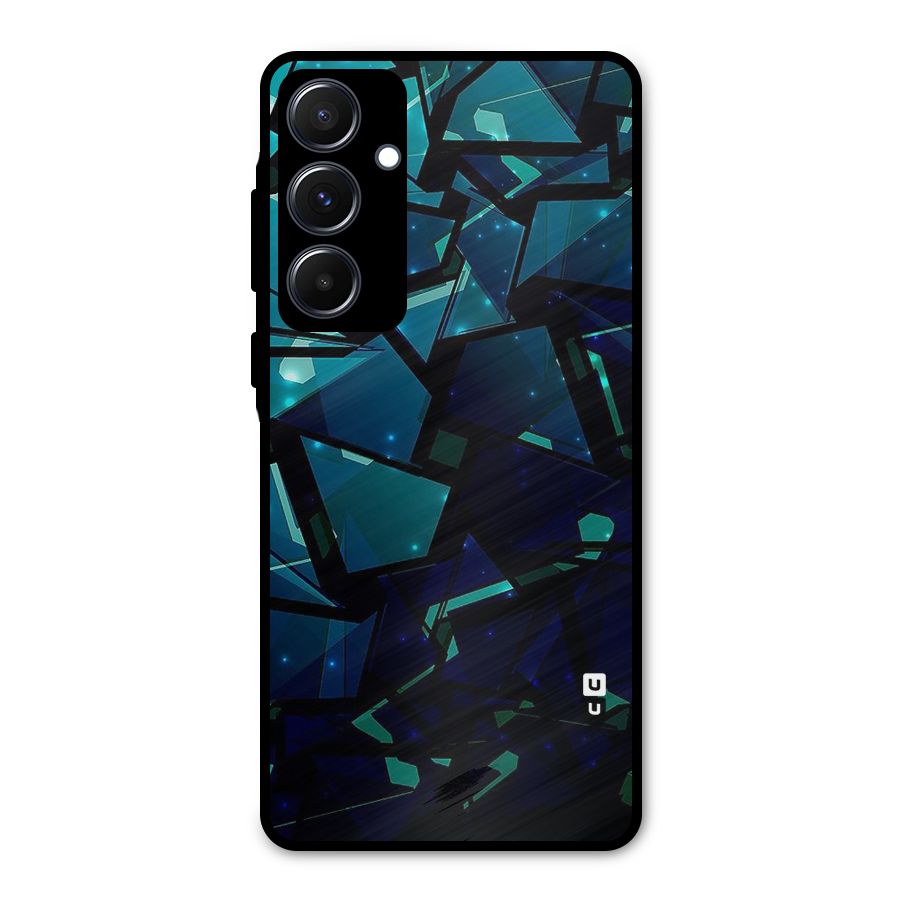 Abstract Glass Design Metal Back Case for Galaxy A55
