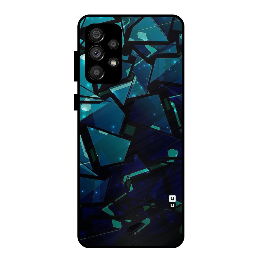 Abstract Glass Design Metal Back Case for Galaxy A73 5G