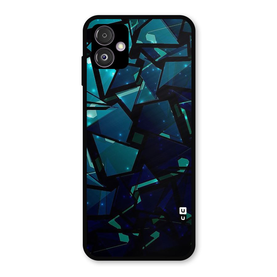 Abstract Glass Design Metal Back Case for Galaxy F14