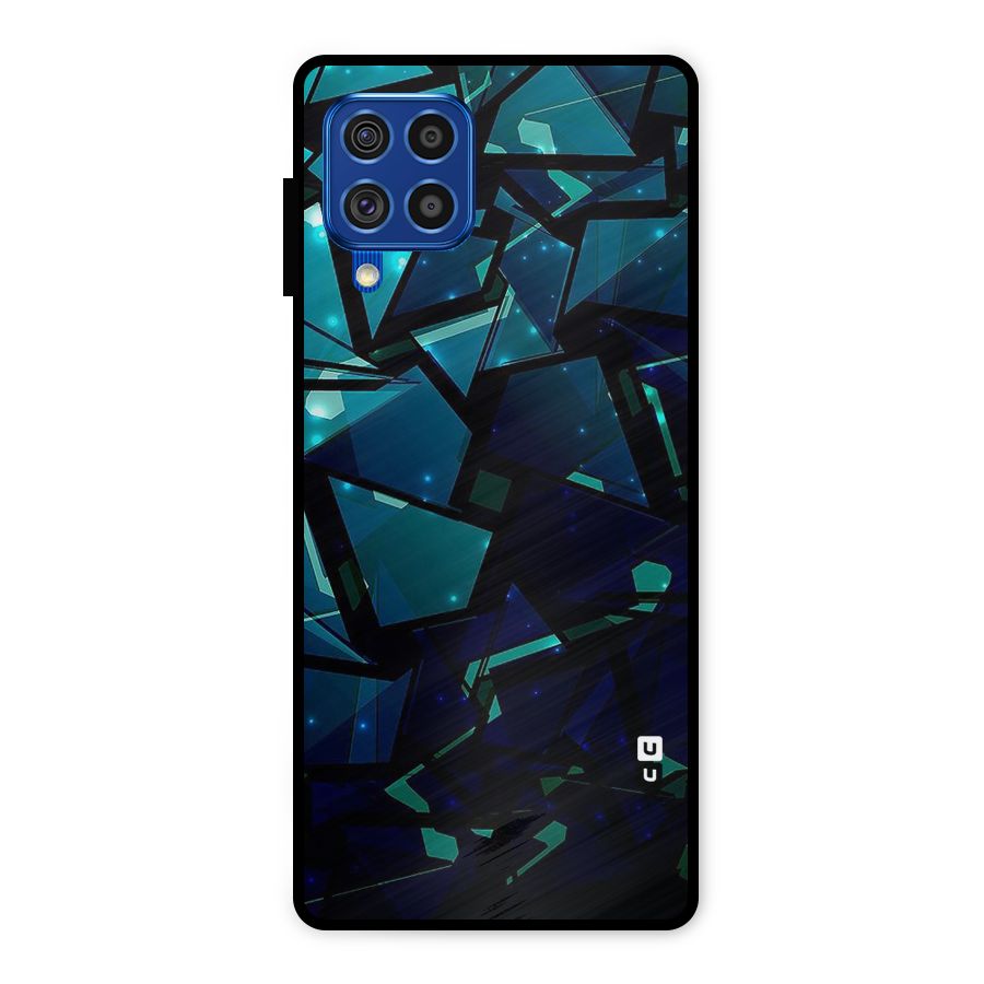 Abstract Glass Design Metal Back Case for Galaxy F62