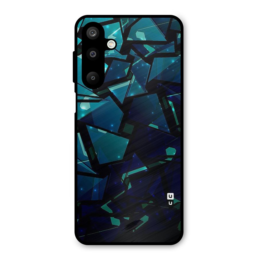 Abstract Glass Design Metal Back Case for Galaxy M16