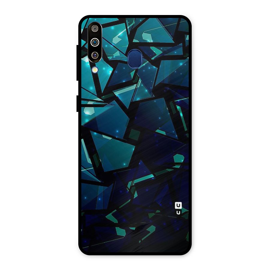 Abstract Glass Design Metal Back Case for Galaxy M30