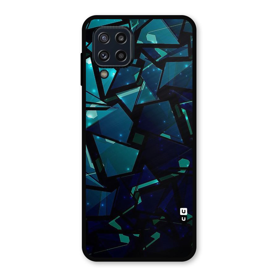 Abstract Glass Design Metal Back Case for Galaxy M32