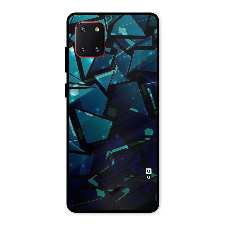 Abstract Glass Design Metal Back Case for Galaxy Note 10 Lite