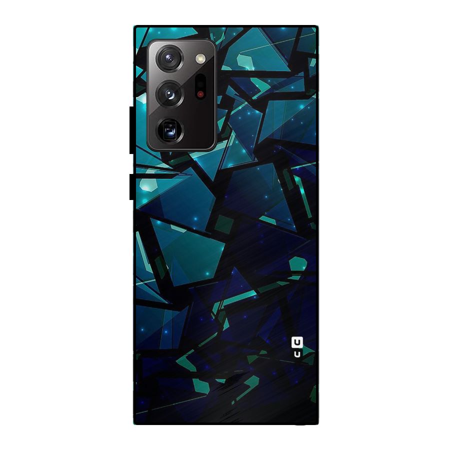 Abstract Glass Design Metal Back Case for Galaxy Note 20 Ultra