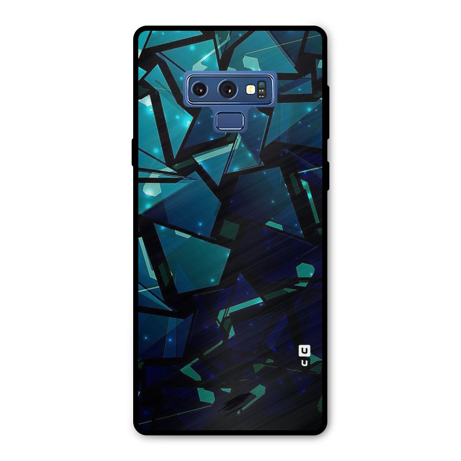 Abstract Glass Design Metal Back Case for Galaxy Note 9