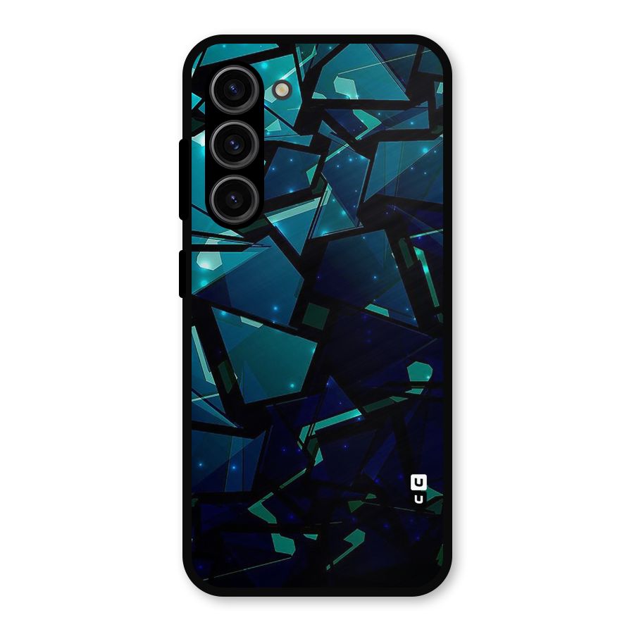 Abstract Glass Design Metal Back Case for Galaxy S23