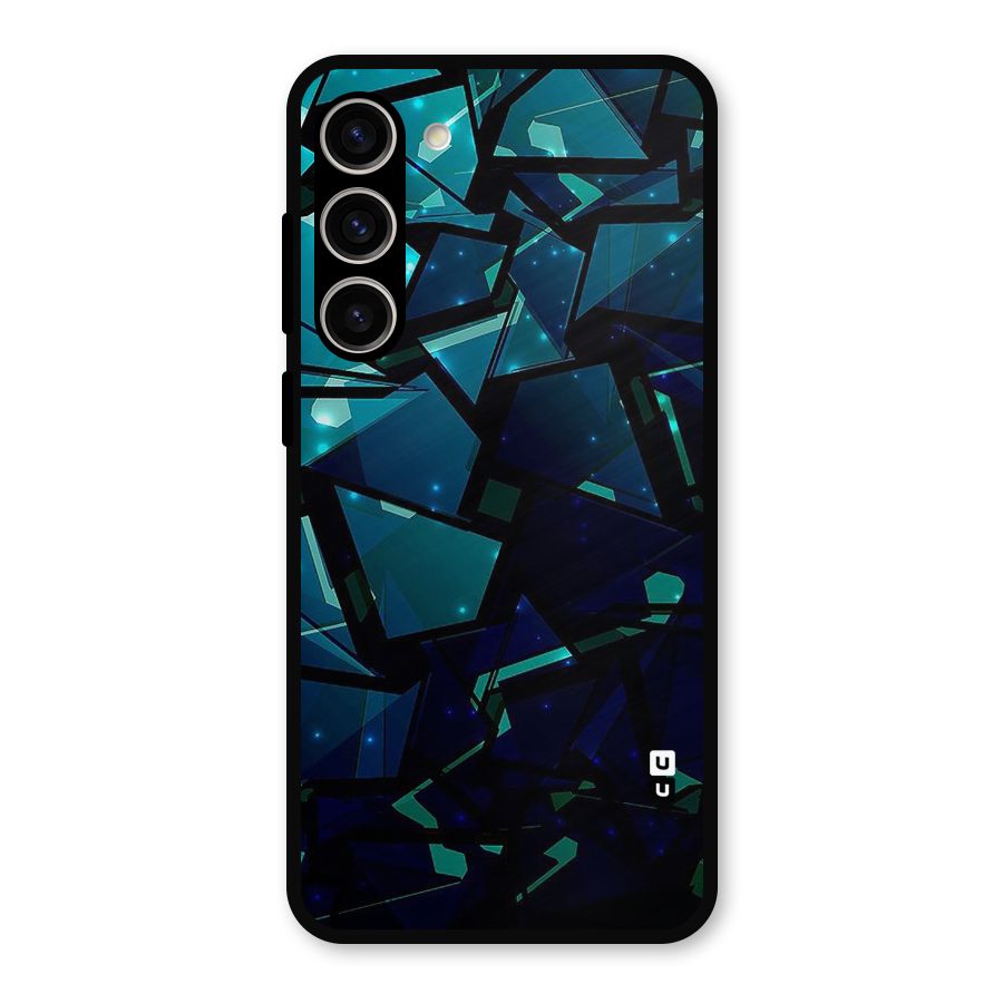 Abstract Glass Design Metal Back Case for Galaxy S23 Plus