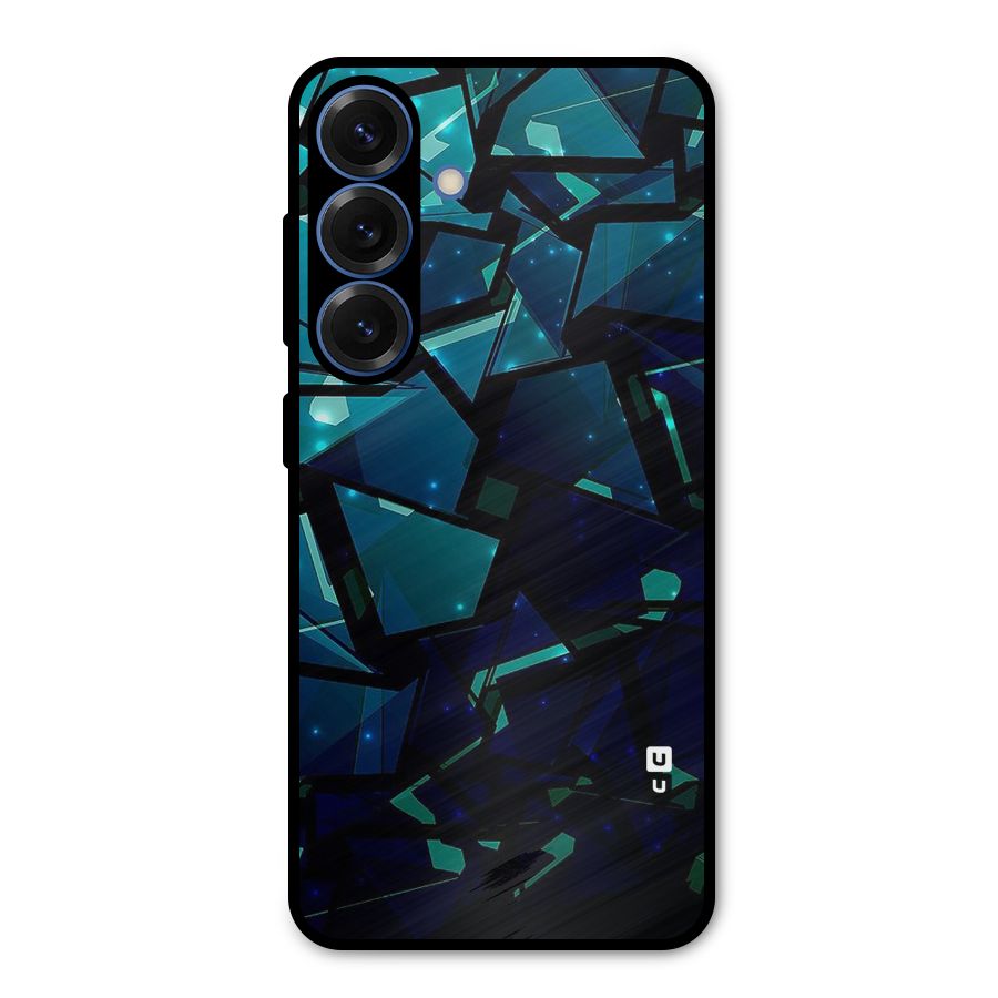 Abstract Glass Design Metal Back Case for Galaxy S25
