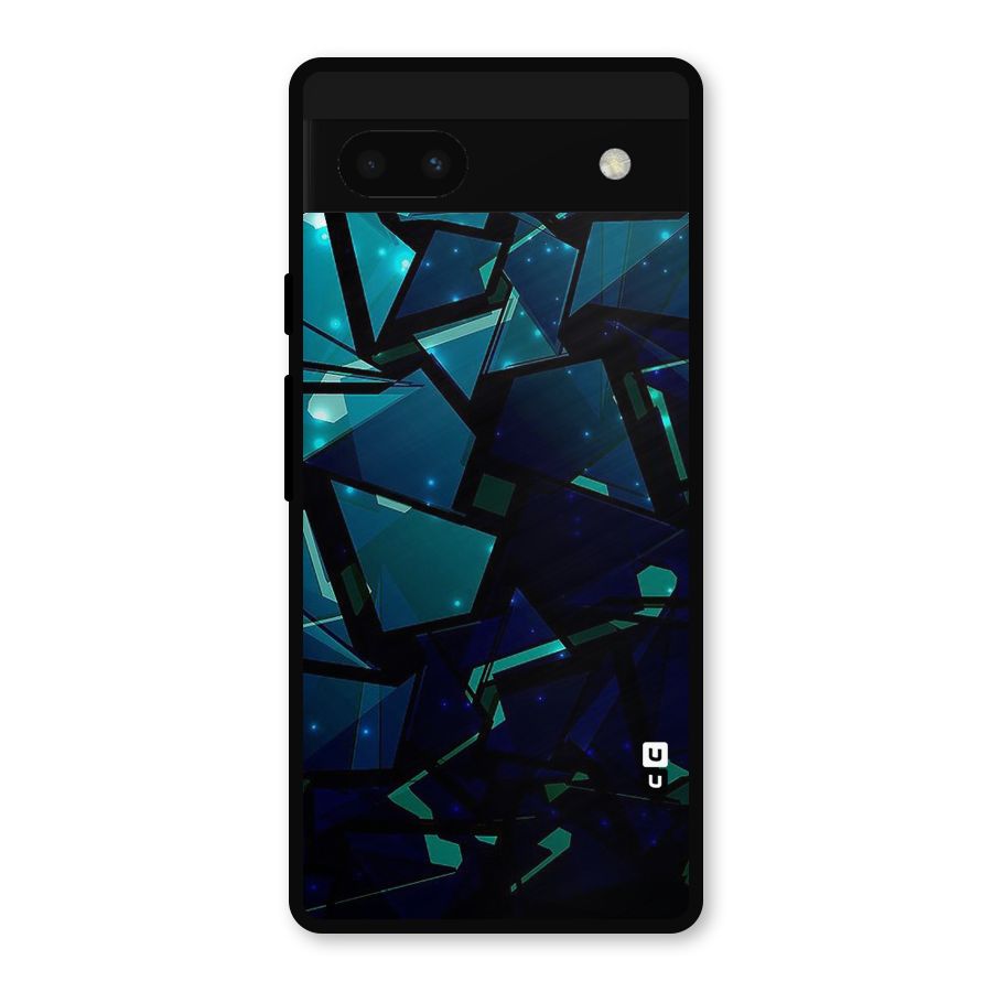 Abstract Glass Design Metal Back Case for Google Pixel 6a