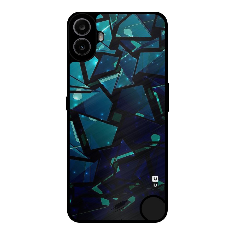 Abstract Glass Design Metal Back Case for Nothing CMF Phone 1