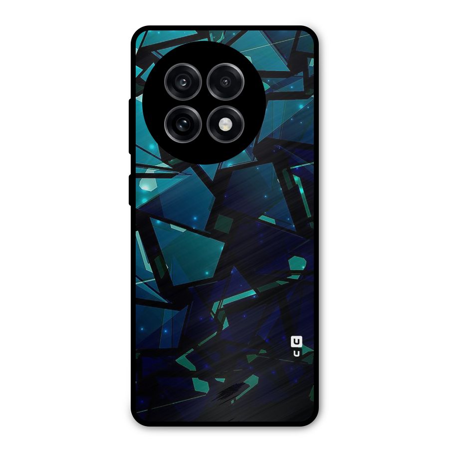 Abstract Glass Design Metal Back Case for OnePlus 13R