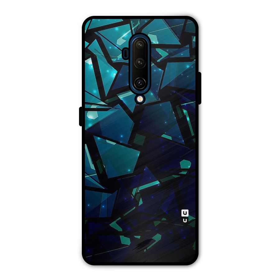 Abstract Glass Design Metal Back Case for OnePlus 7T Pro