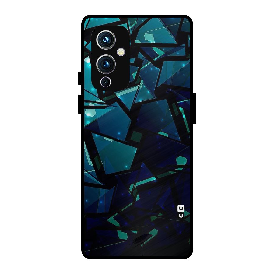 Abstract Glass Design Metal Back Case for OnePlus 9