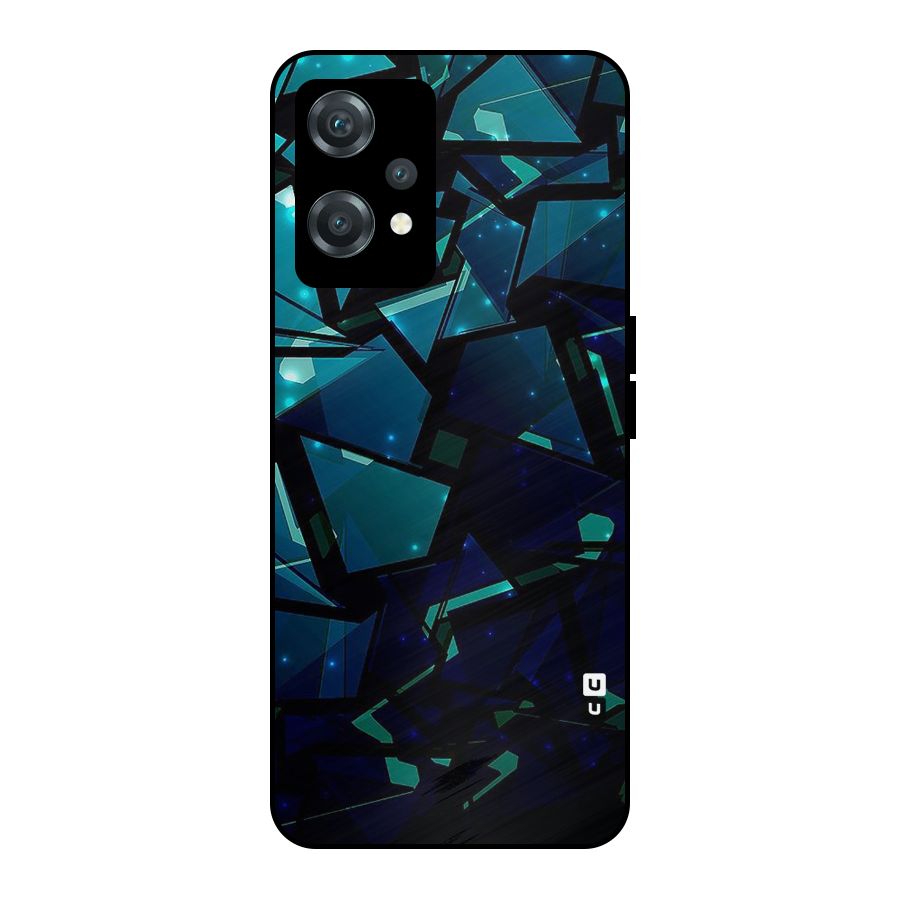 Abstract Glass Design Metal Back Case for OnePlus Nord CE 2 Lite 5G