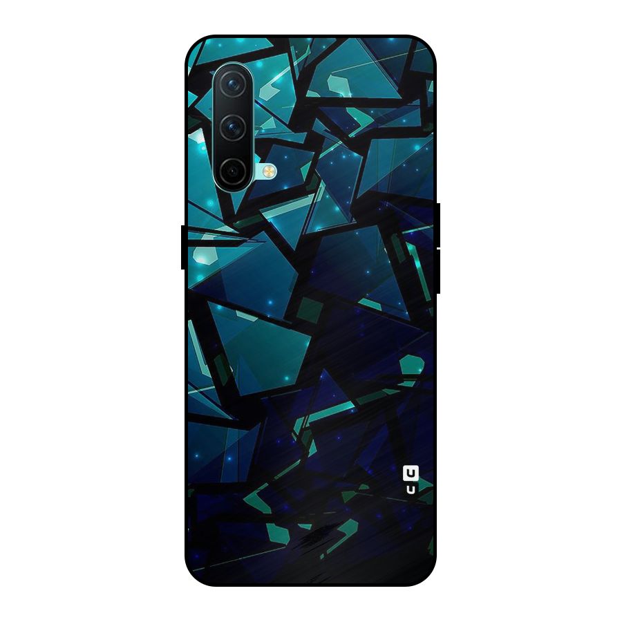 Abstract Glass Design Metal Back Case for OnePlus Nord CE 5G