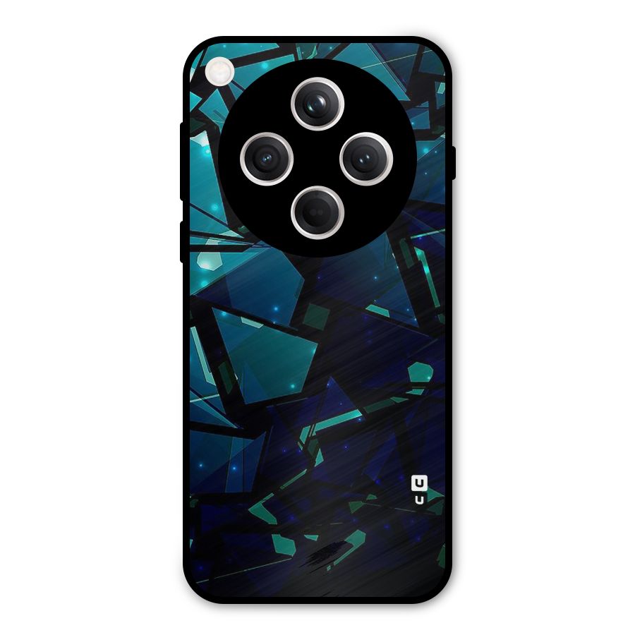 Abstract Glass Design Metal Back Case for Oppo Find X8