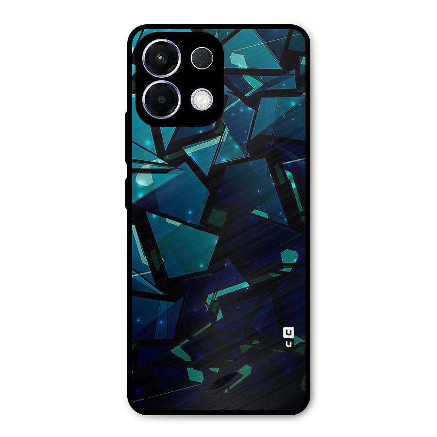 Abstract Glass Design Metal Back Case for Oppo K13