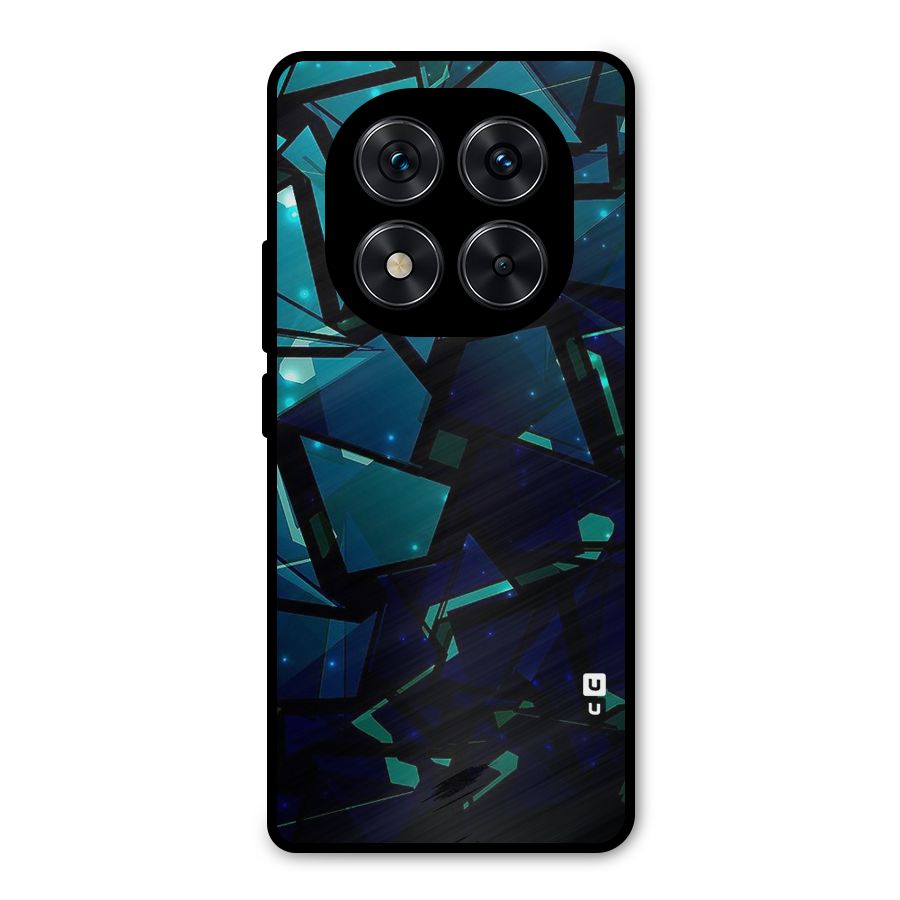 Abstract Glass Design Metal Back Case for Poco X7