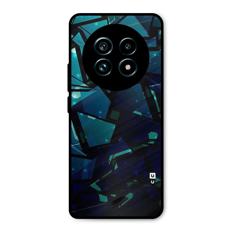 Abstract Glass Design Metal Back Case for Realme 13 Pro Plus