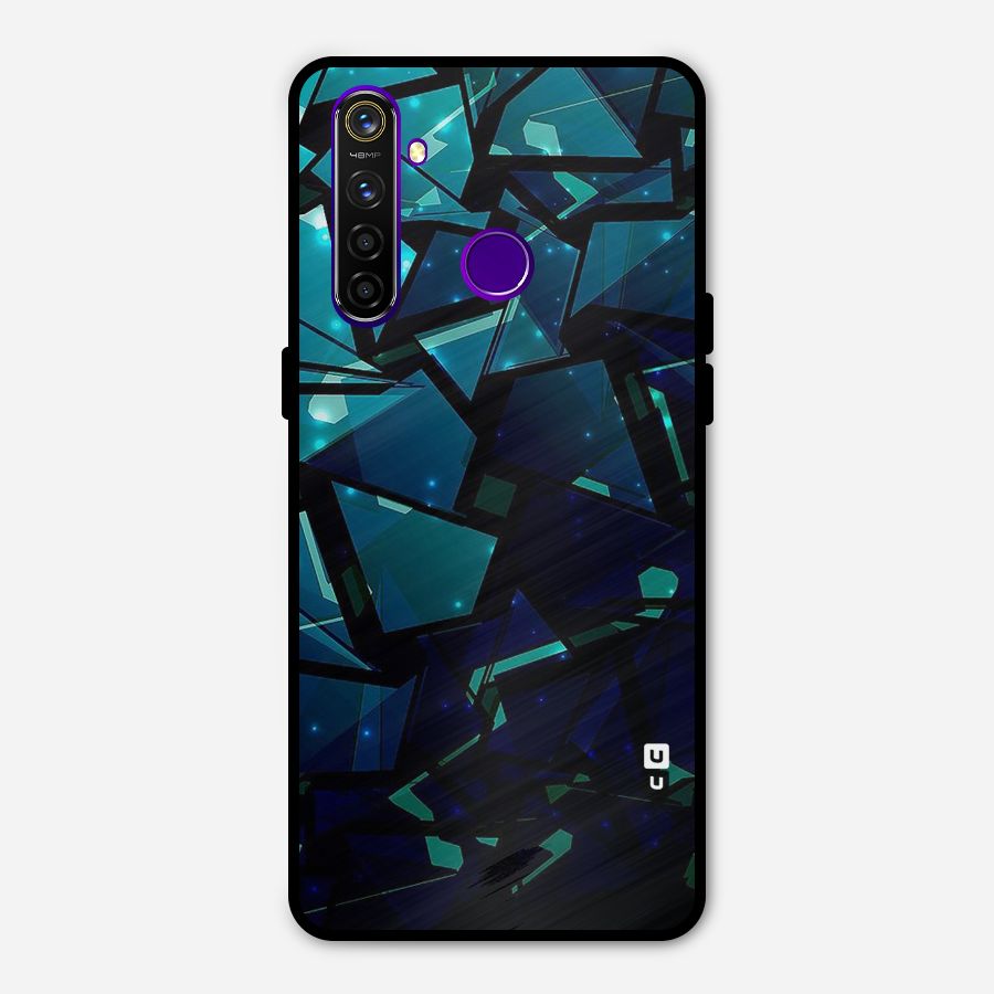 Abstract Glass Design Metal Back Case for Realme 5 Pro