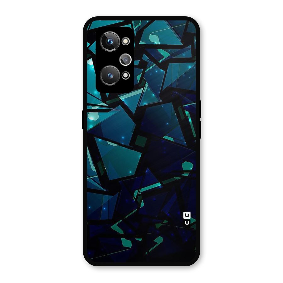 Abstract Glass Design Metal Back Case for Realme GT 2