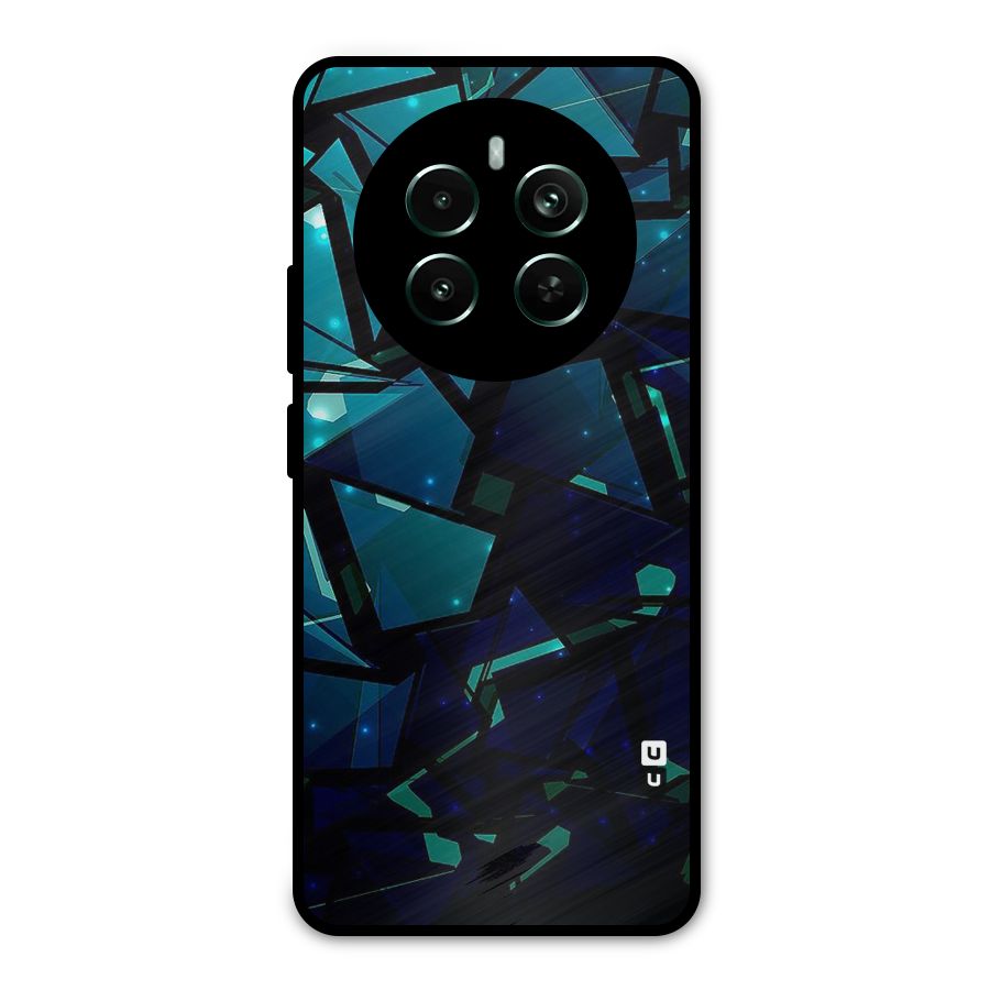 Abstract Glass Design Metal Back Case for Realme Narzo 70 Pro