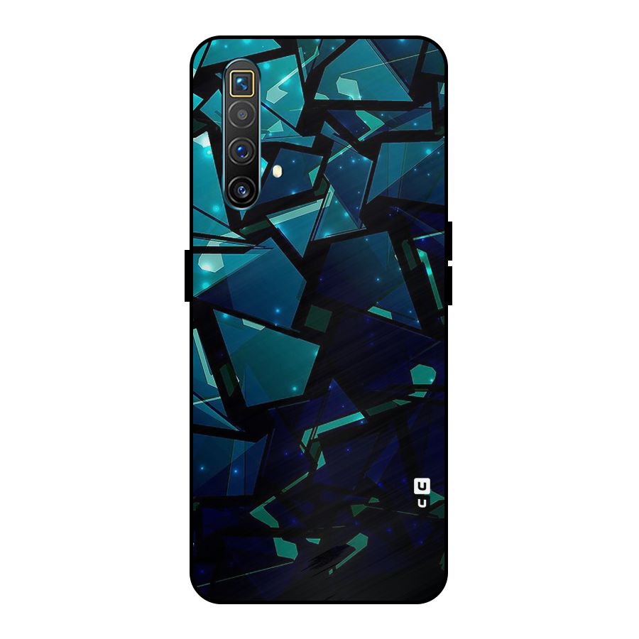 Abstract Glass Design Metal Back Case for Realme X3 SuperZoom