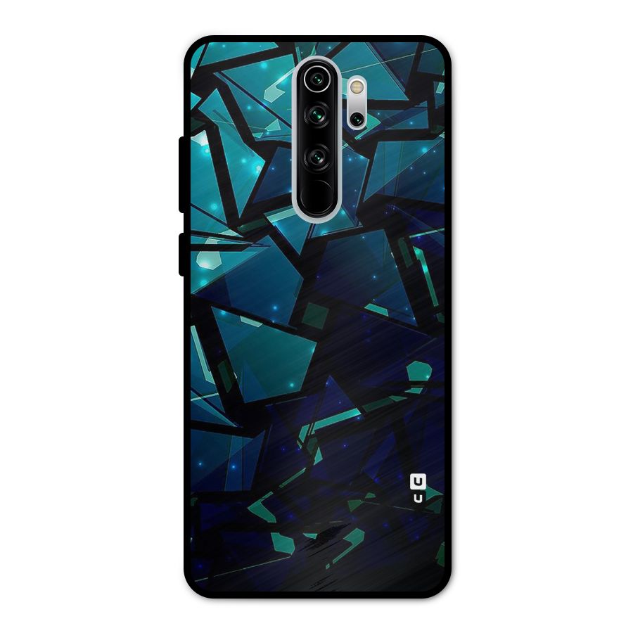 Abstract Glass Design Metal Back Case for Redmi Note 8 Pro