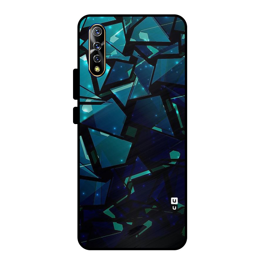Abstract Glass Design Metal Back Case for Vivo S1