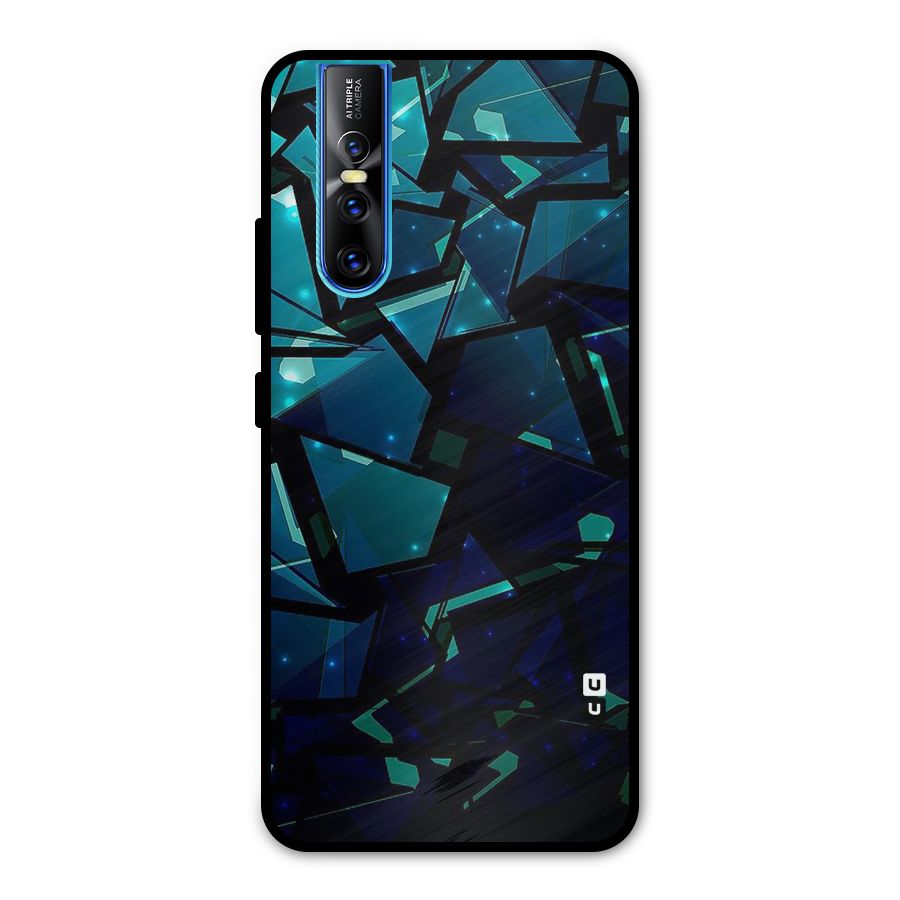 Abstract Glass Design Metal Back Case for Vivo V15 Pro