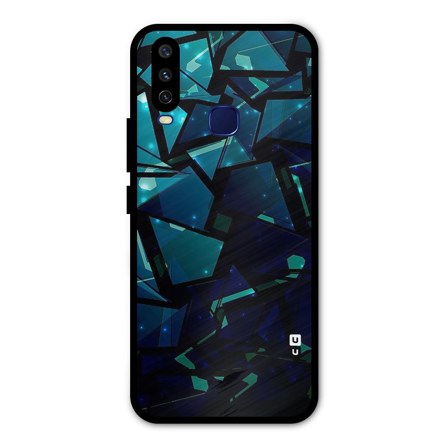 Abstract Glass Design Metal Back Case for Vivo Y15