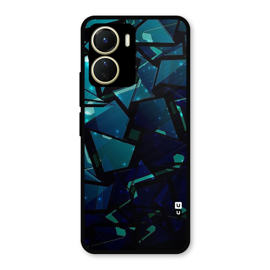 Abstract Glass Design Metal Back Case for Vivo Y16