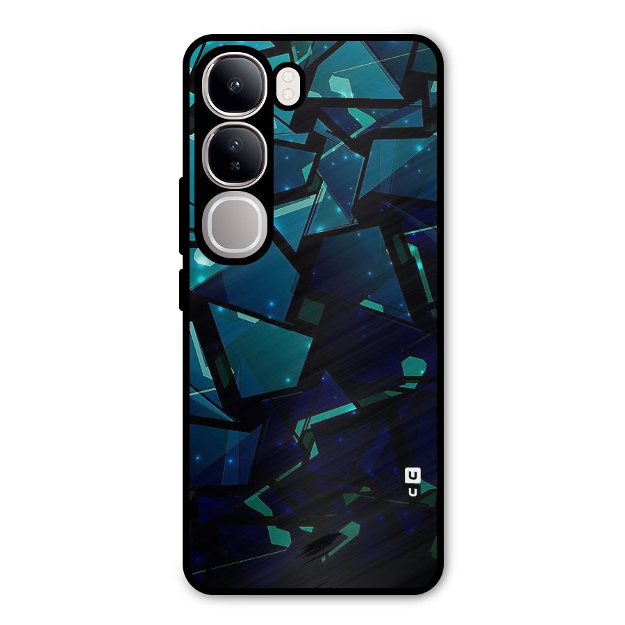 Abstract Glass Design Metal Back Case for Vivo Y300