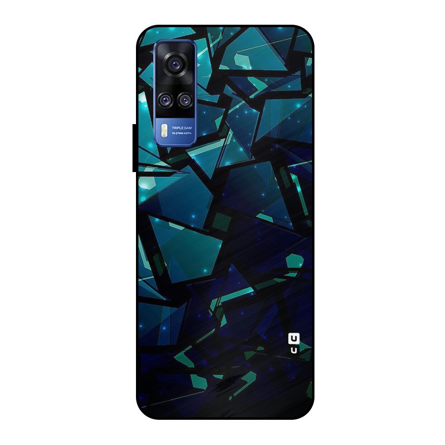 Abstract Glass Design Metal Back Case for Vivo Y51
