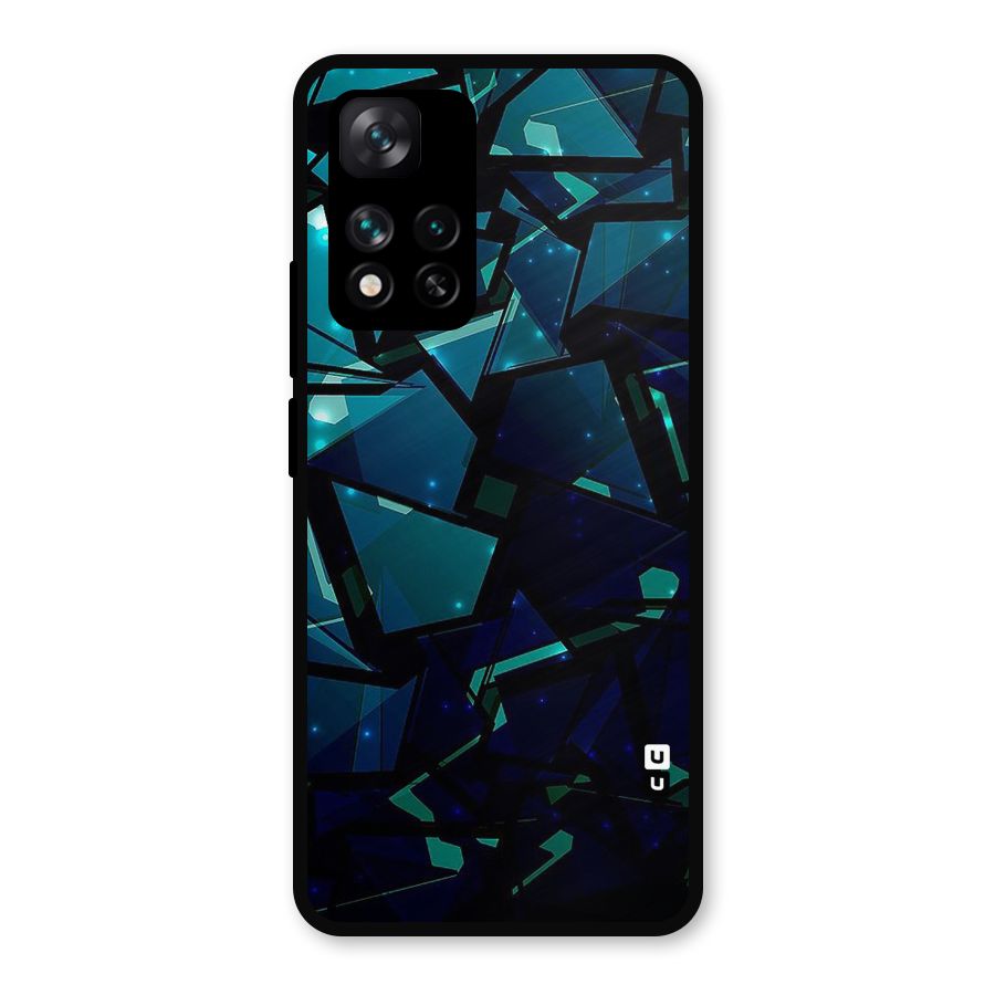 Abstract Glass Design Metal Back Case for Xiaomi 11i 5G