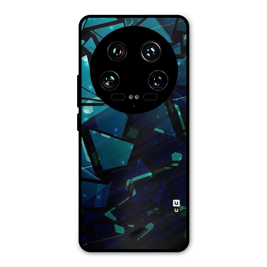 Abstract Glass Design Metal Back Case for Xiaomi 14 Ultra