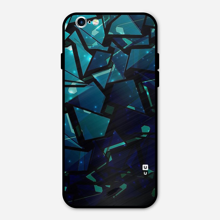 Abstract Glass Design Metal Back Case for iPhone 6 6s