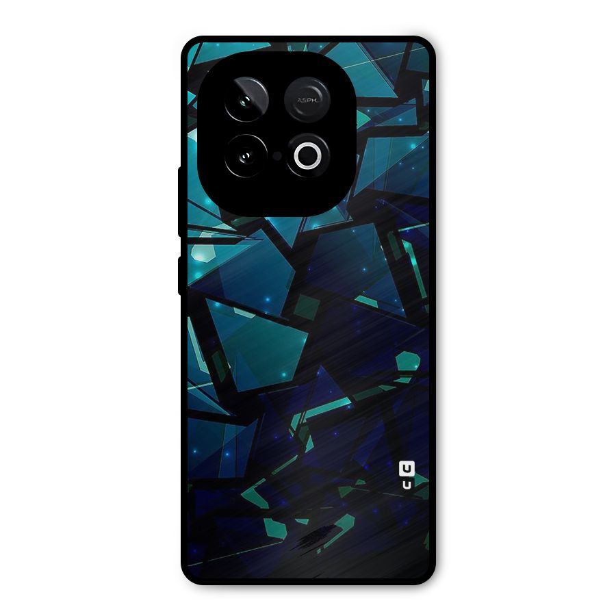 Abstract Glass Design Metal Back Case for iQOO Neo 10