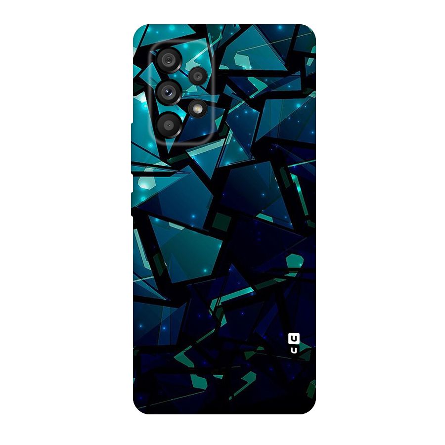 Abstract Glass Design Original Polycarbonate Back Case for Galaxy A53 5G
