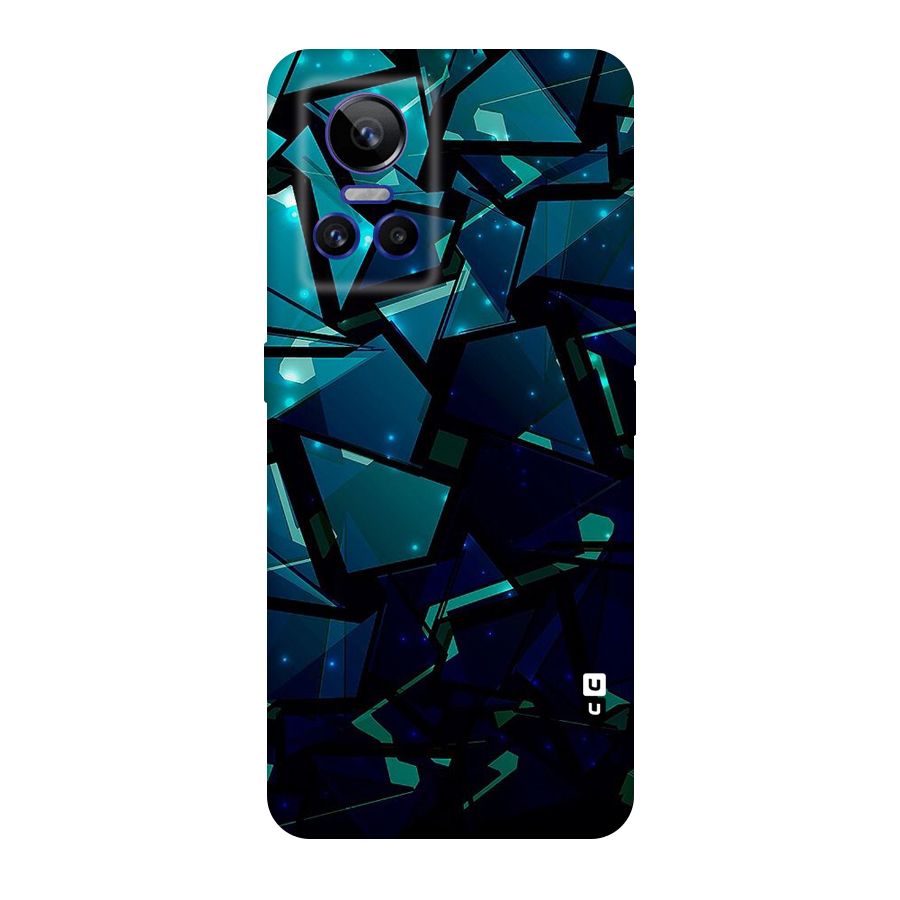 Abstract Glass Design Original Polycarbonate Back Case for Realme GT Neo 3