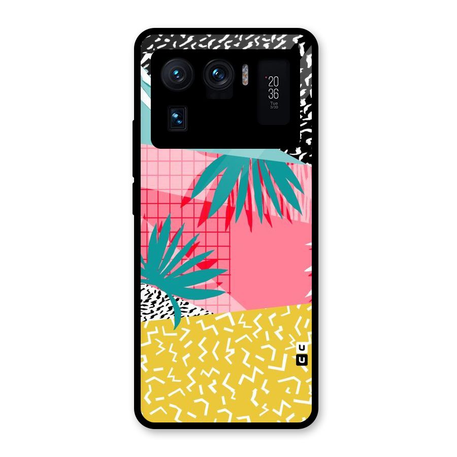 Abstract Grass Hues Glass Back Case for Mi 11 Ultra